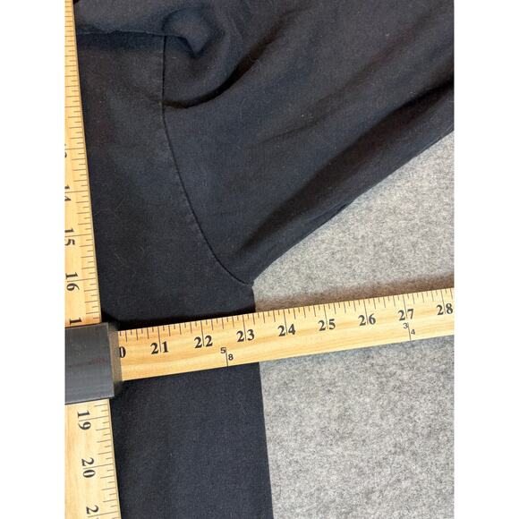 VINTAGE I'm In Shape Round Is Shape Shirt Mens XL Black Funny Slogan Novelty Tee - Picture 2 of 4